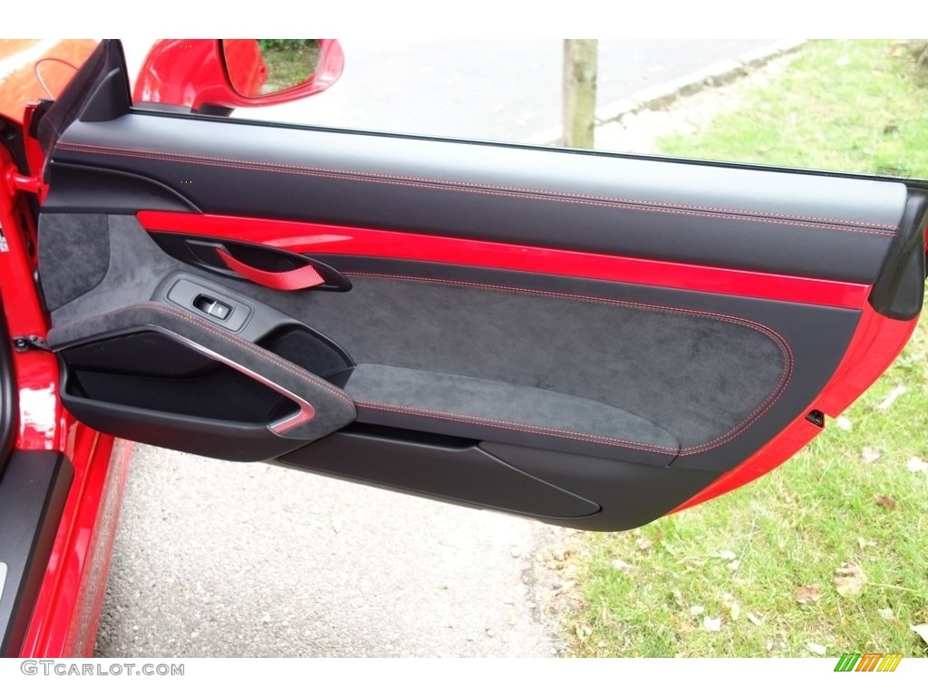 2016 Porsche Cayman GT4 Black Door Panel Photo #126232344