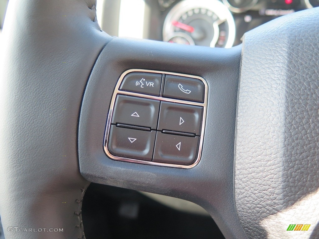 2018 1500 Big Horn Crew Cab 4x4 - Brilliant Black Crystal Pearl / Black/Diesel Gray photo #27