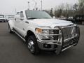 2011 Oxford White Ford F350 Super Duty Lariat Crew Cab 4x4 Dually  photo #57