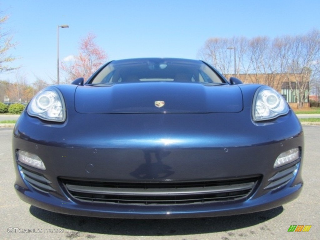 2011 Panamera 4 - Yachting Blue Metallic / Luxor Beige photo #4