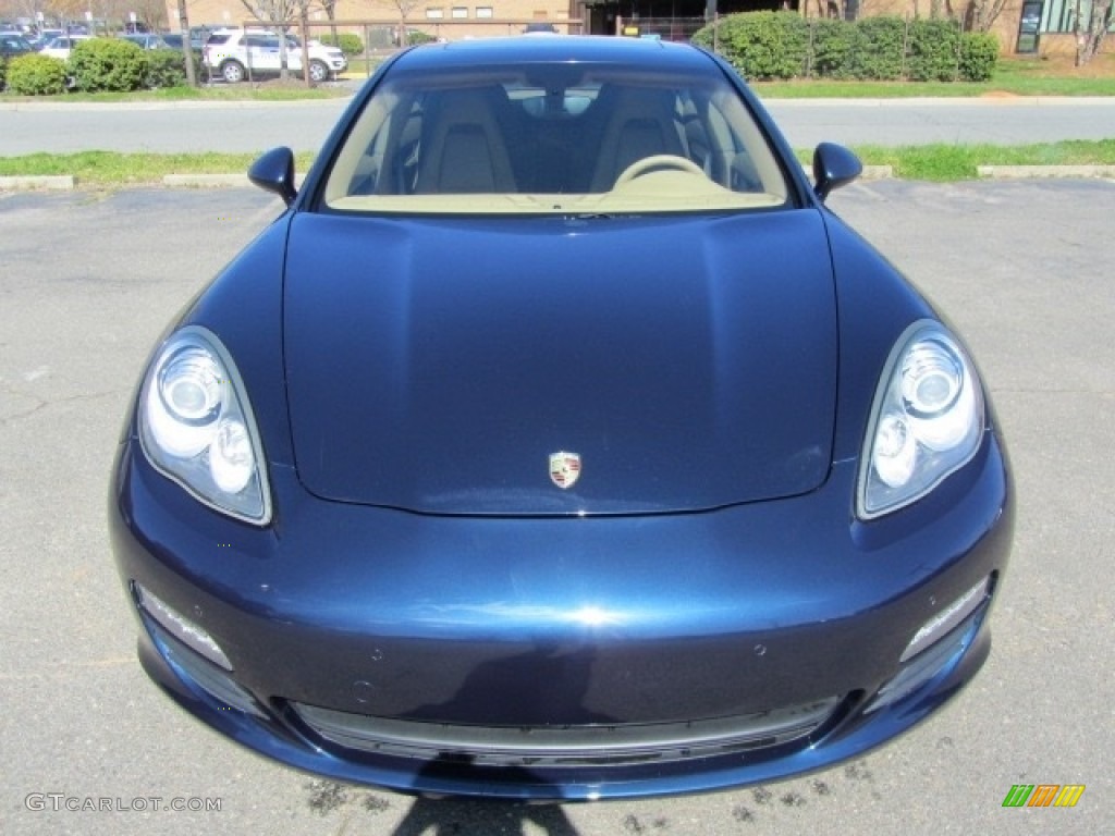 2011 Panamera 4 - Yachting Blue Metallic / Luxor Beige photo #5