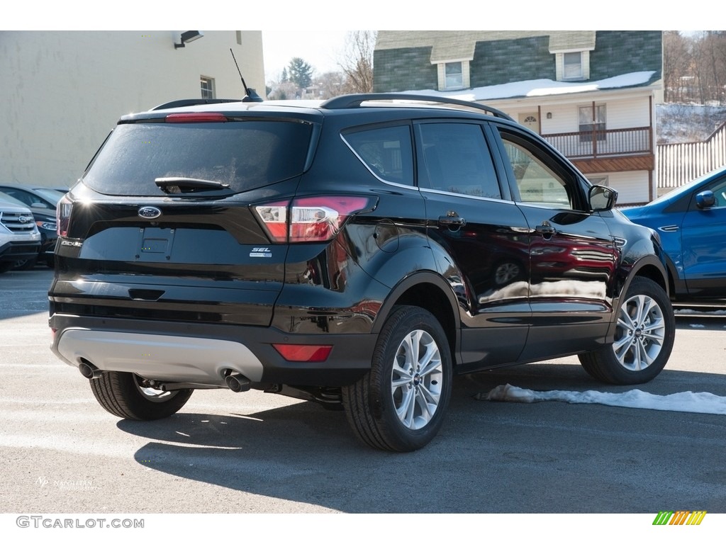 2018 Escape SEL 4WD - Shadow Black / Charcoal Black photo #3