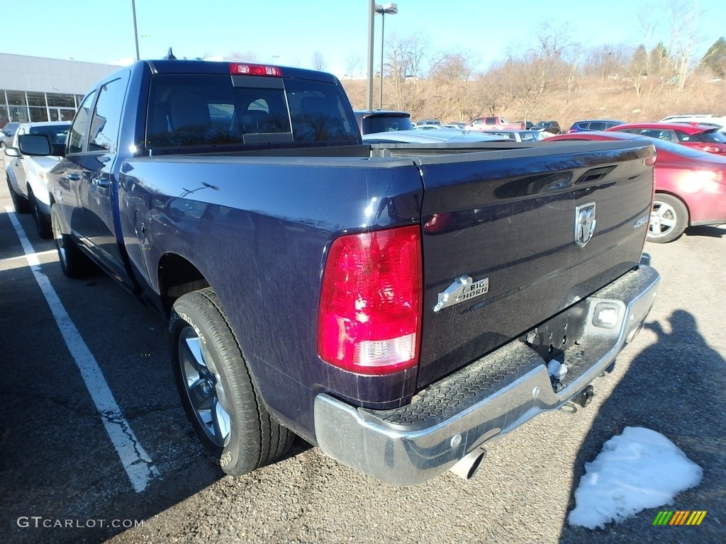 2018 1500 Big Horn Crew Cab 4x4 - True Blue Pearl / Black/Diesel Gray photo #2