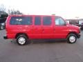 2011 Vermillion Red Ford E Series Van E350 XL Passenger  photo #6