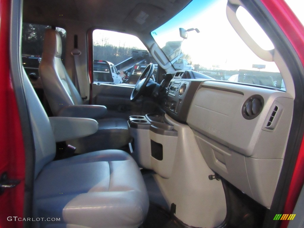 2011 E Series Van E350 XL Passenger - Vermillion Red / Medium Flint photo #19