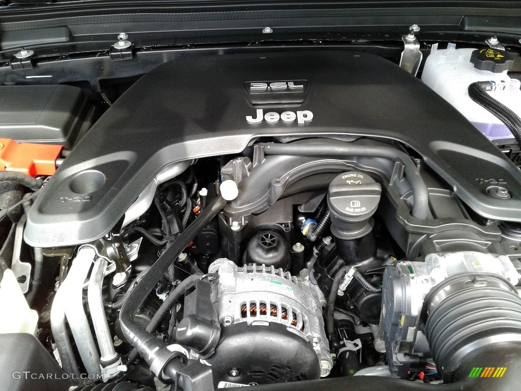 2018 Jeep Wrangler Unlimited Sport 4x4 3.6 Liter DOHC 24-Valve VVT V6 Engine Photo #126239663