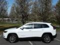 2019 Bright White Jeep Cherokee Latitude Plus  photo #1