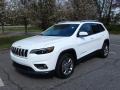 2019 Bright White Jeep Cherokee Latitude Plus  photo #2