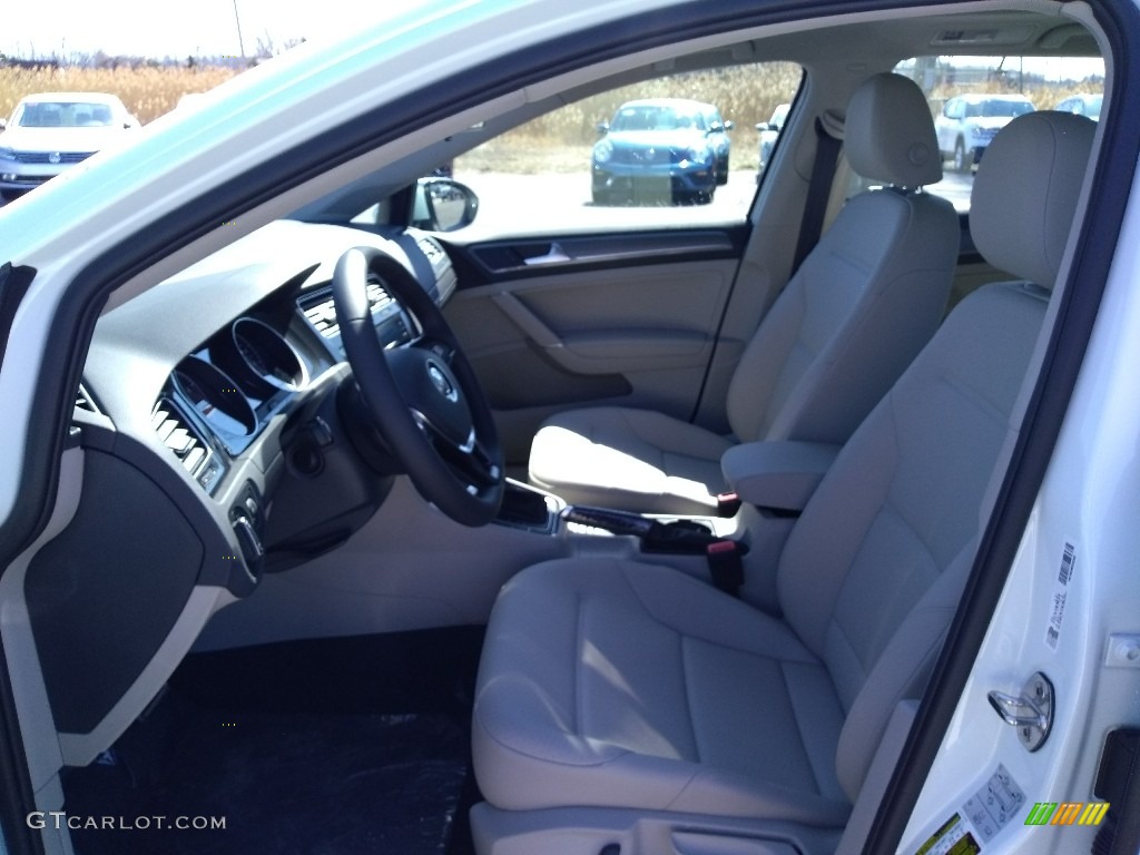 Beige Interior 2018 Volkswagen Golf Alltrack SE 4Motion Photo #126240039