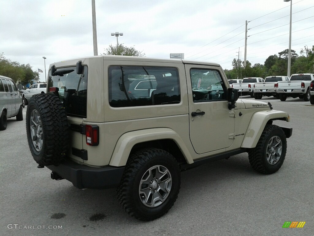 2018 Wrangler Rubicon 4x4 - Gobi / Black photo #5