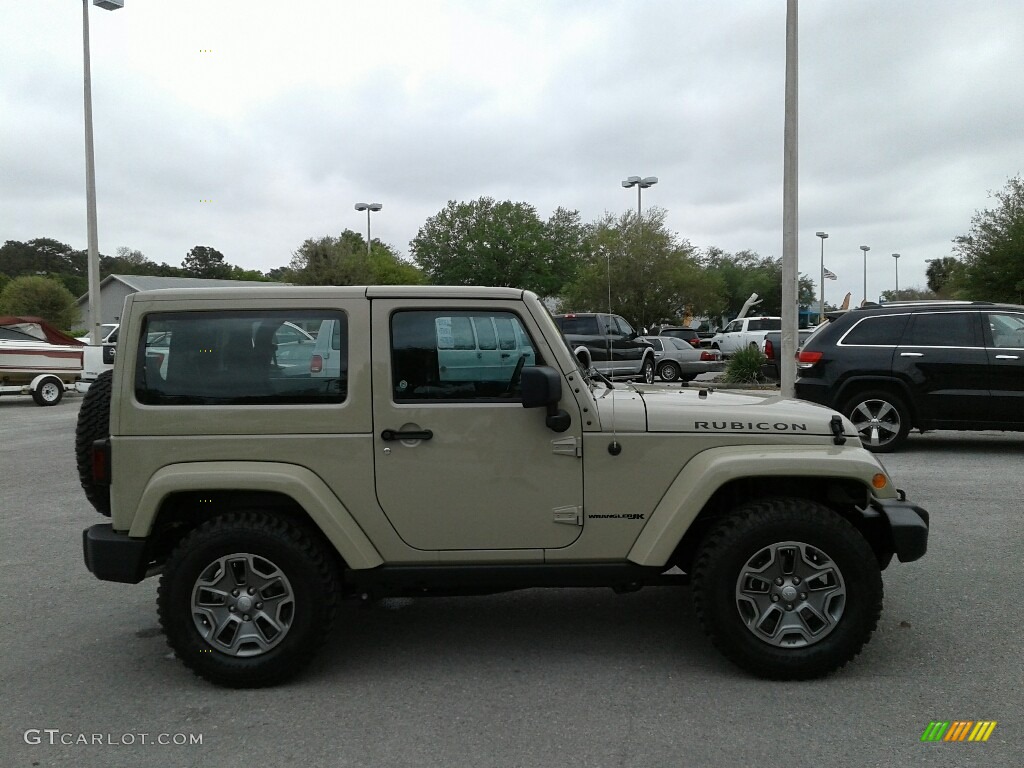 2018 Wrangler Rubicon 4x4 - Gobi / Black photo #6