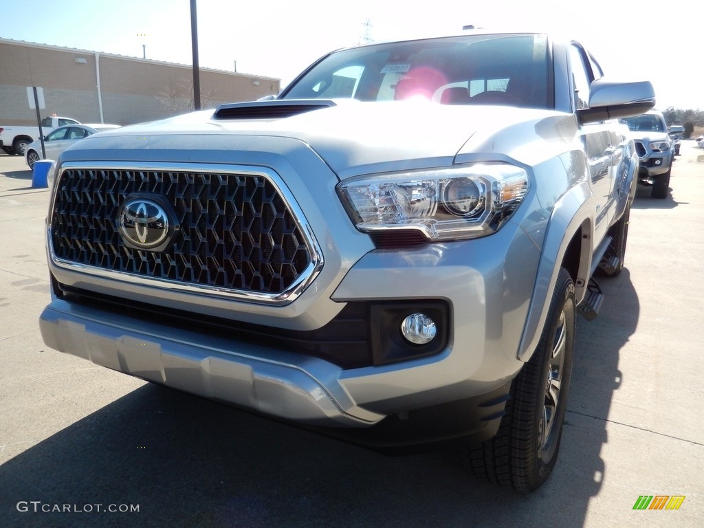 2018 Tacoma TRD Sport Double Cab 4x4 - Silver Sky Metallic / Graphite w/Gun Metal photo #1