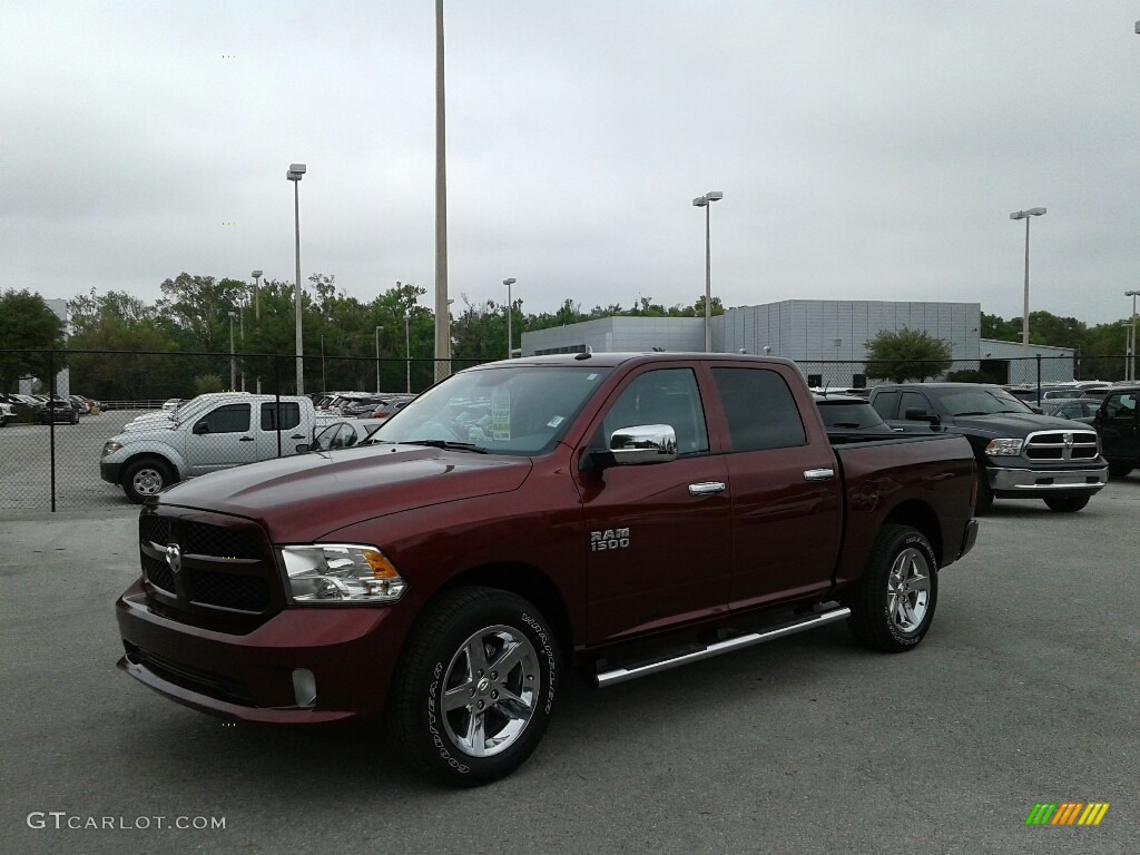 2018 1500 Express Crew Cab - Delmonico Red Pearl / Black/Diesel Gray photo #1