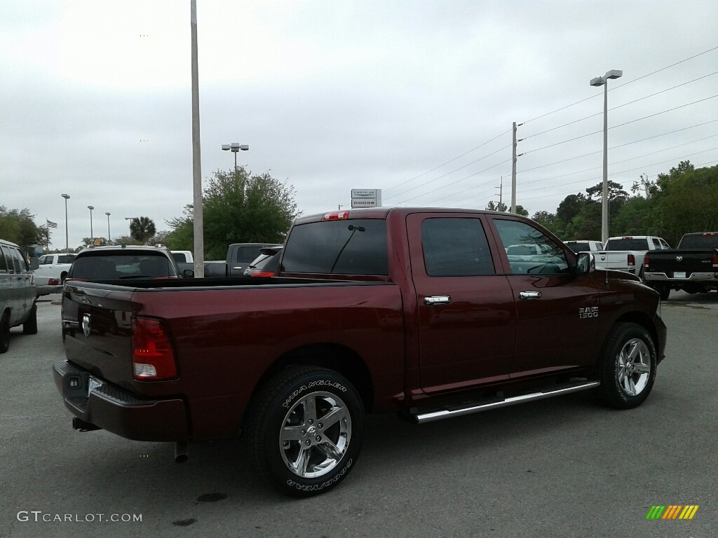 2018 1500 Express Crew Cab - Delmonico Red Pearl / Black/Diesel Gray photo #4