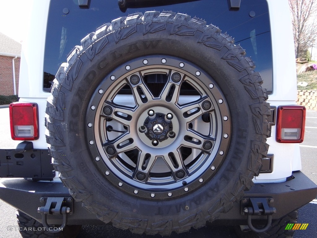 2016 Wrangler Unlimited Rubicon 4x4 - Bright White / Black photo #15