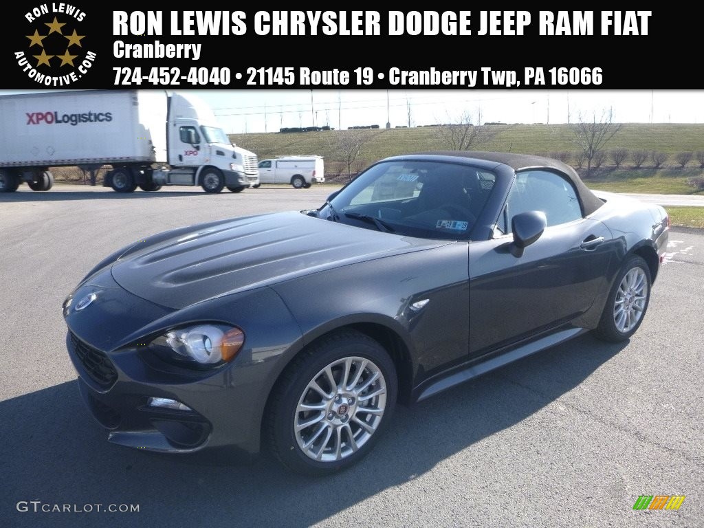 2018 124 Spider Classica Roadster - Grigio Moda Meteor Grey / Nero Black photo #1
