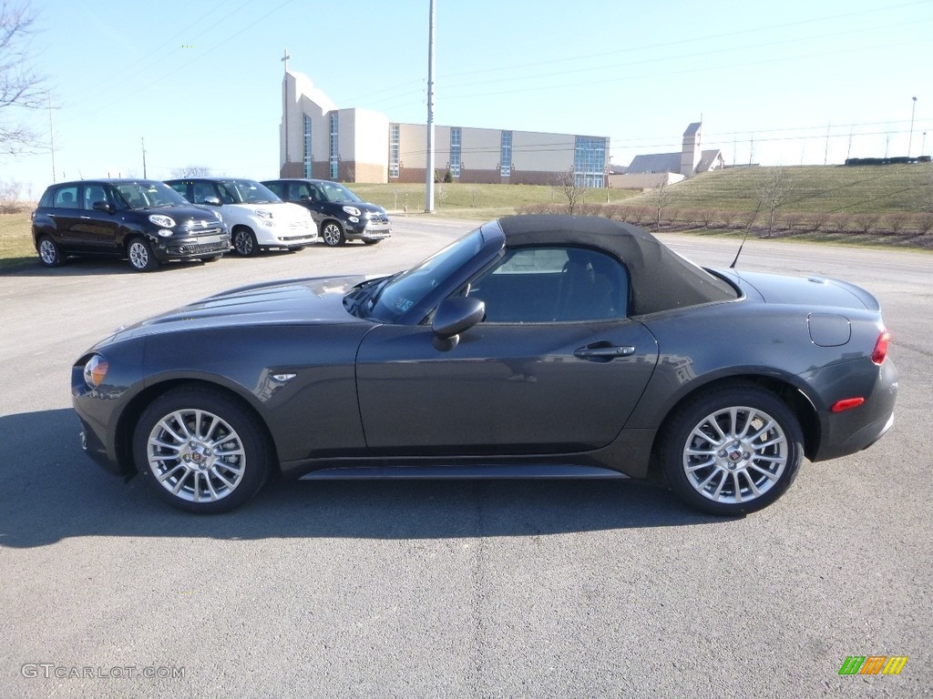 2018 124 Spider Classica Roadster - Grigio Moda Meteor Grey / Nero Black photo #2