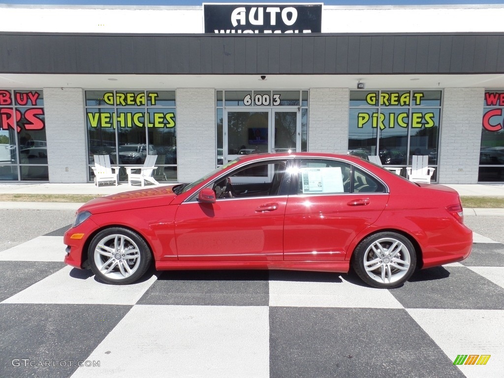 2013 C 250 Sport - Mars Red / Almond Beige photo #1