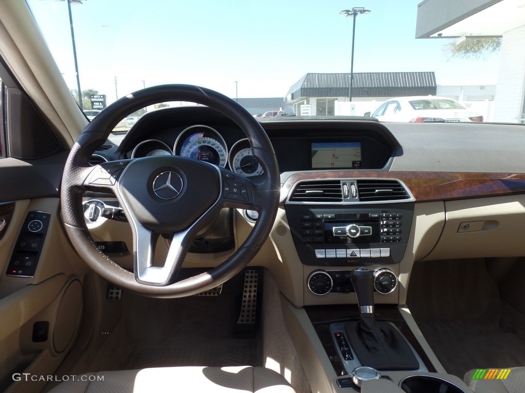 2013 C 250 Sport - Mars Red / Almond Beige photo #15