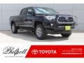 2018 Midnight Black Metallic Toyota Tacoma SR5 Double Cab  photo #1