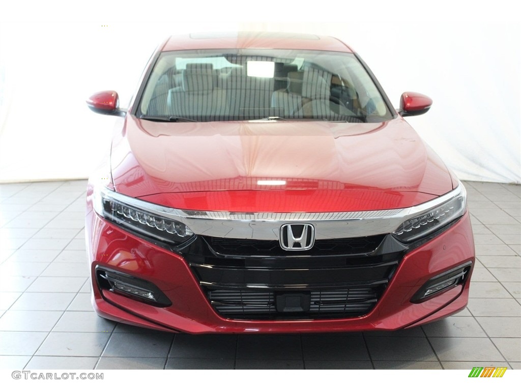 2018 Accord Touring Sedan - Radiant Red Metallic / Ivory photo #3