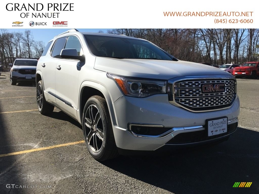 2018 Acadia Denali AWD - White Frost Tricoat / Cocoa/Shale photo #1