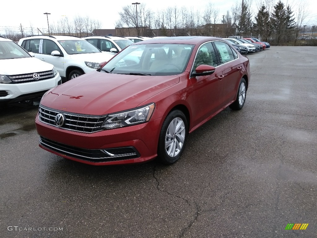 Fortana Red Metallic 2018 Volkswagen Passat SE Exterior Photo #126253498