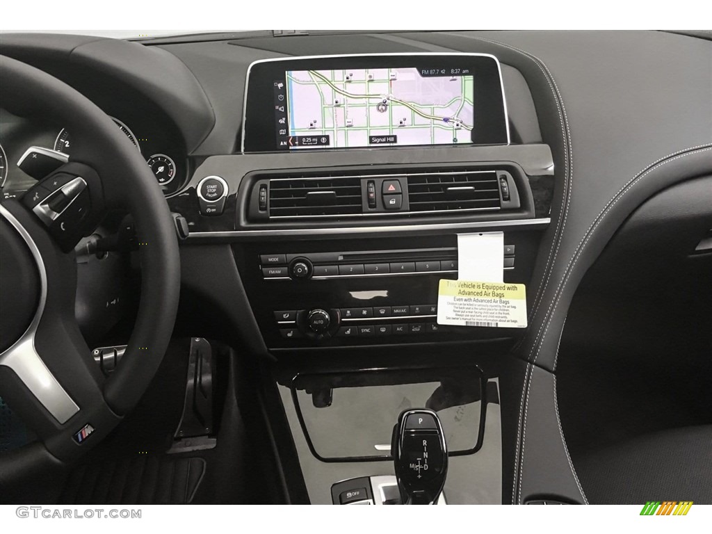 2018 6 Series 650i Gran Coupe - Black Sapphire Metallic / Black photo #6