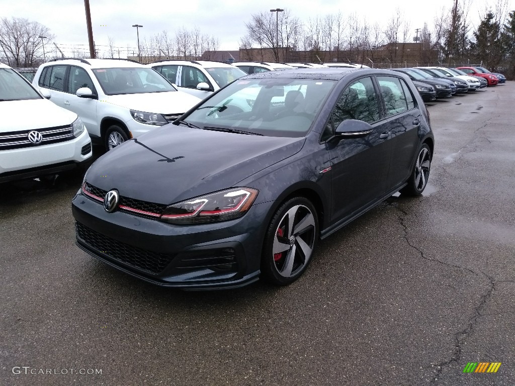 Dark Iron Blue Metallic 2018 Volkswagen Golf GTI SE Exterior Photo #126253945