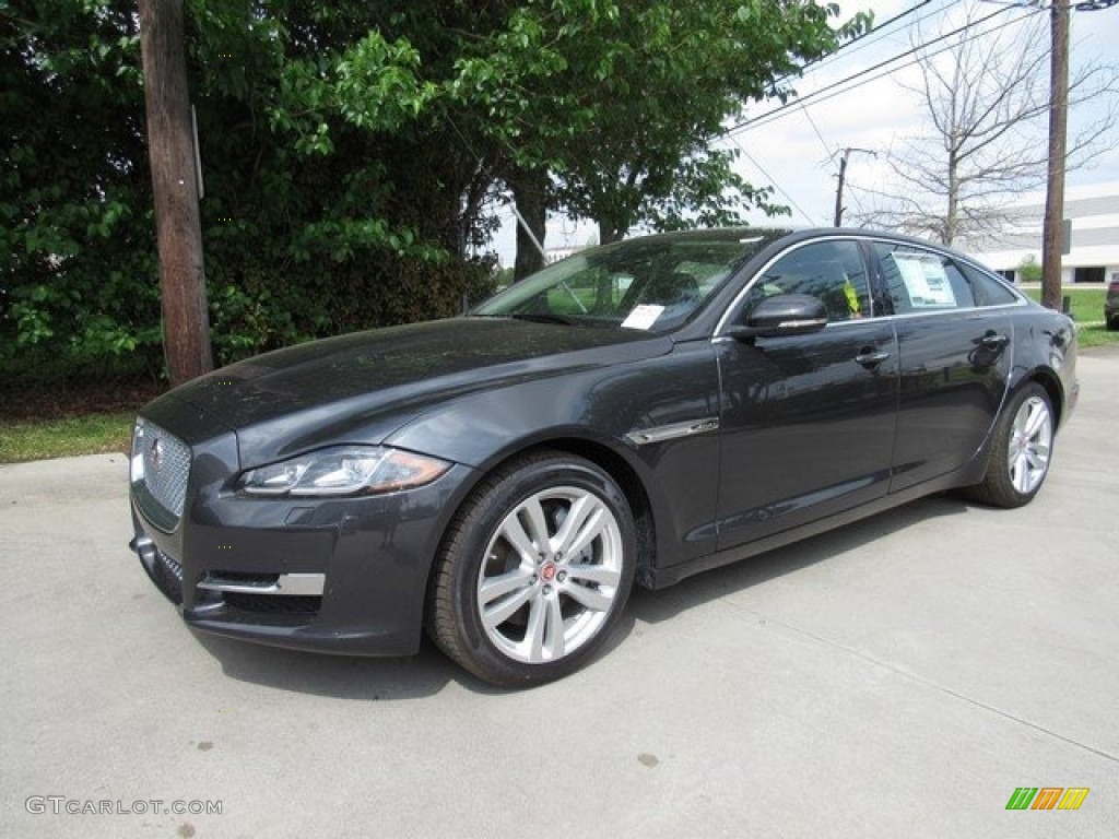 Carpathian Grey Metallic 2018 Jaguar XJ XJL Portfolio Exterior Photo #126255580