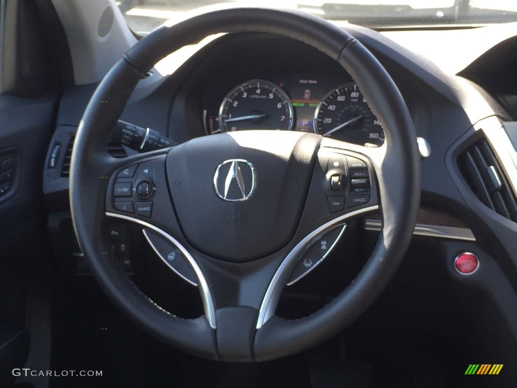 2018 MDX Advance SH-AWD - Lunar Silver Metallic / Ebony photo #17