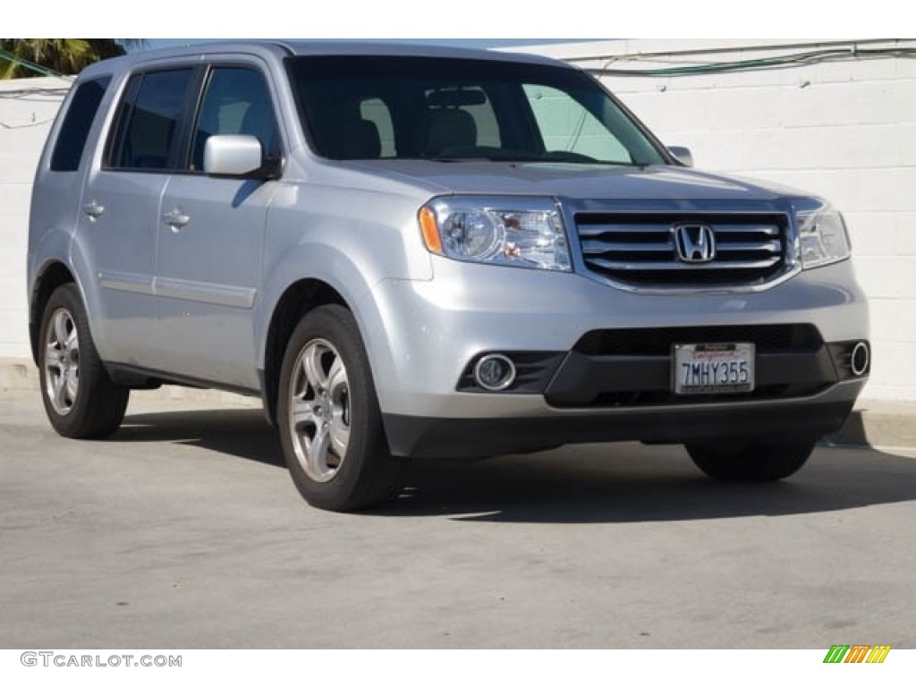 2015 Pilot EX 4WD - Alabaster Silver Metallic / Gray photo #1