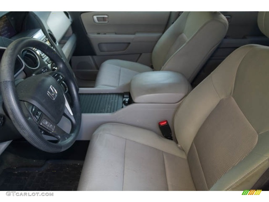 2015 Pilot EX 4WD - Alabaster Silver Metallic / Gray photo #3