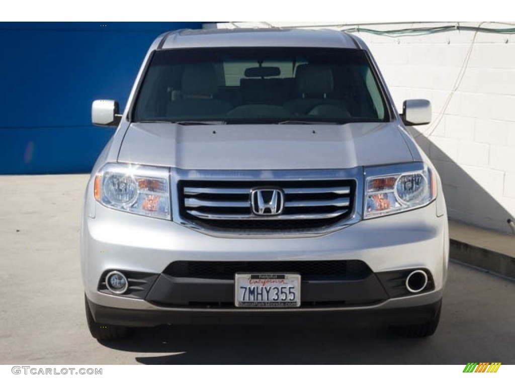 2015 Pilot EX 4WD - Alabaster Silver Metallic / Gray photo #6