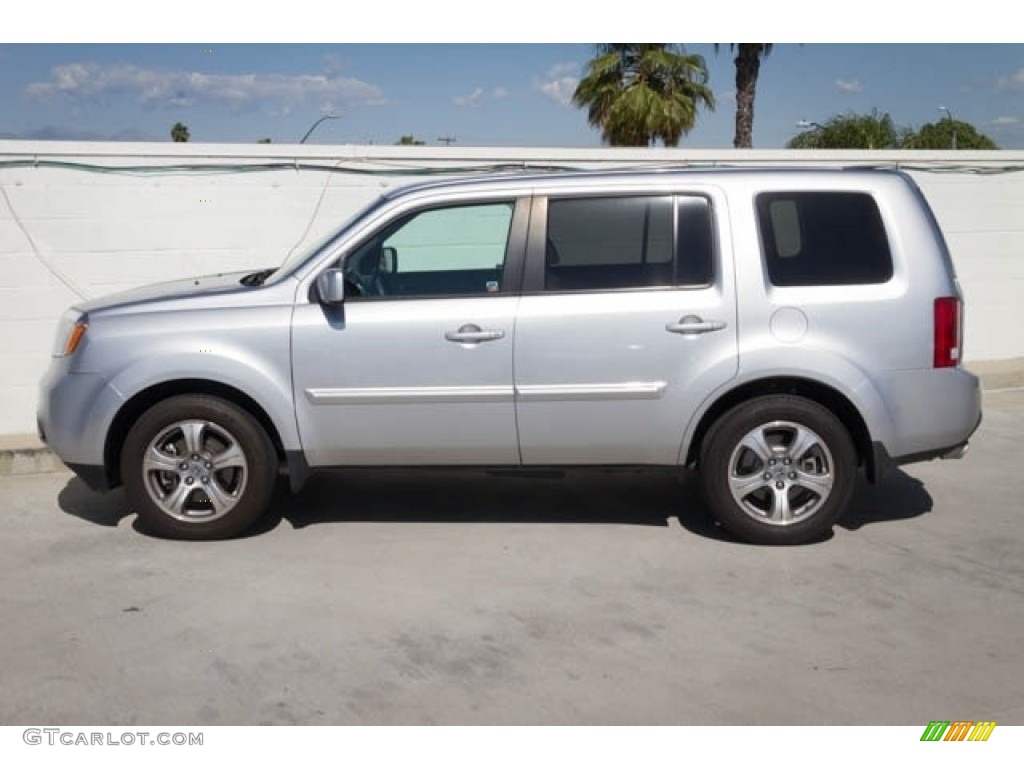 2015 Pilot EX 4WD - Alabaster Silver Metallic / Gray photo #8
