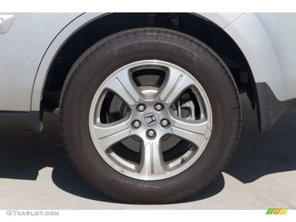 2015 Pilot EX 4WD - Alabaster Silver Metallic / Gray photo #33