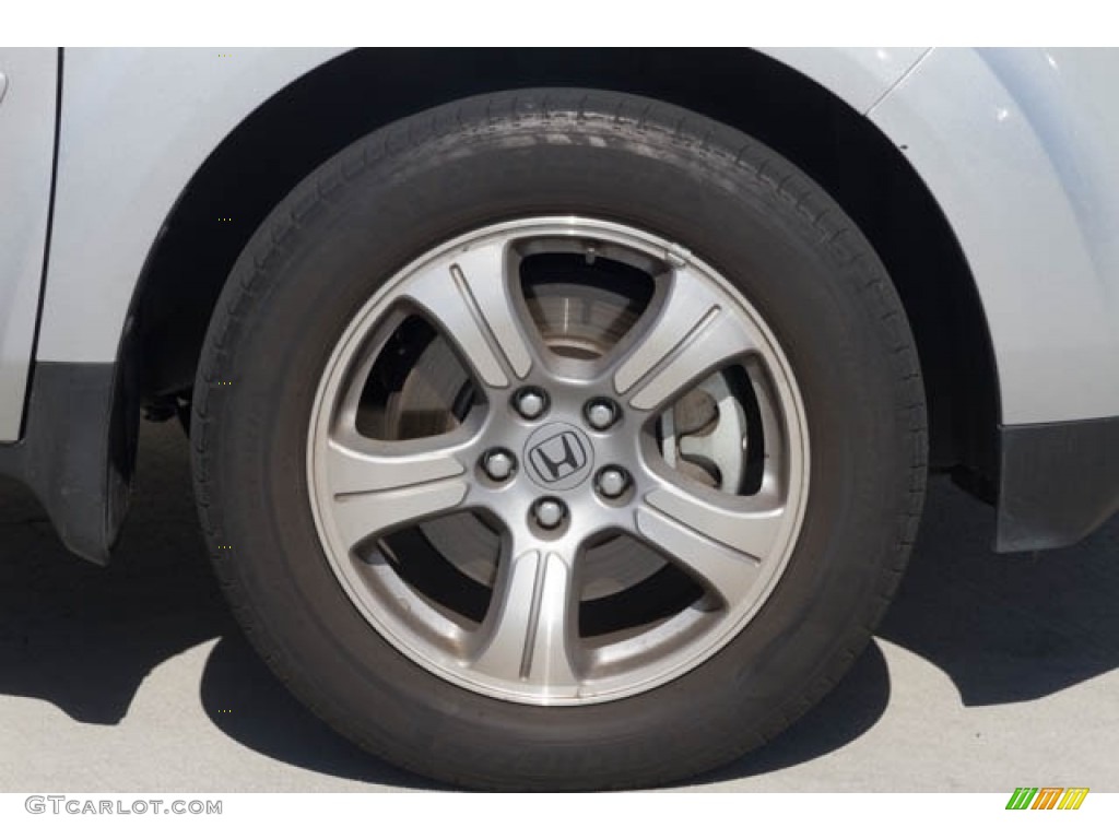 2015 Pilot EX 4WD - Alabaster Silver Metallic / Gray photo #35