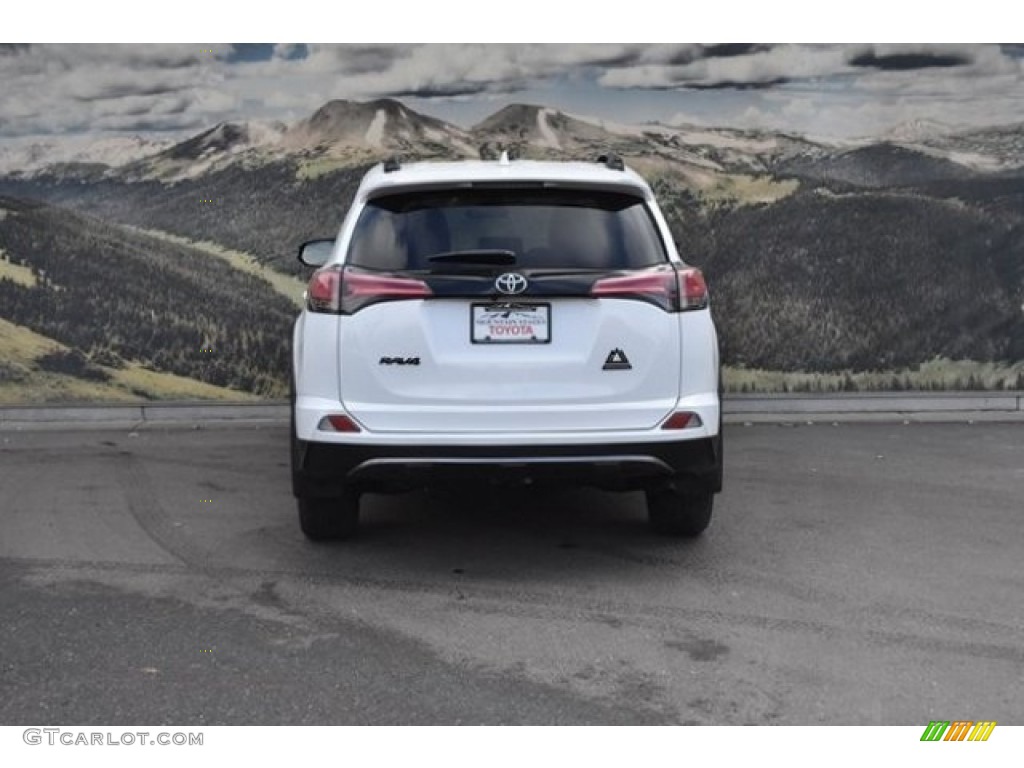 2018 RAV4 Adventure AWD - Super White / Black photo #4