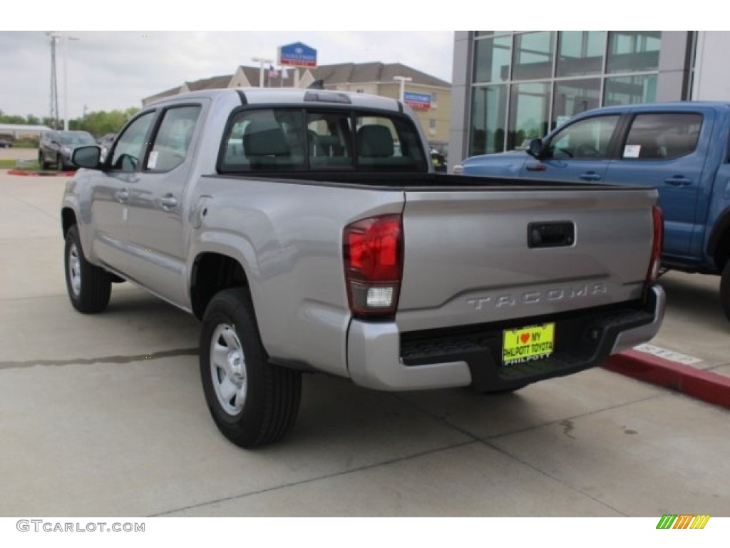 2018 Tacoma SR Double Cab - Silver Sky Metallic / Cement Gray photo #6