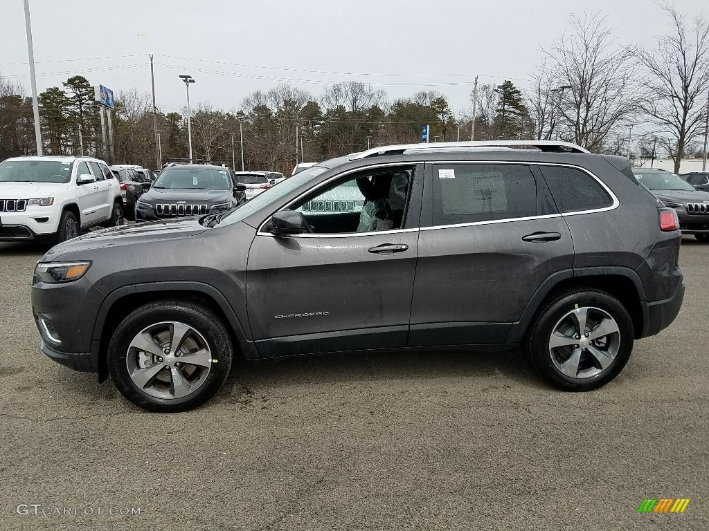 2019 Cherokee Limited 4x4 - Granite Crystal Metallic / Black photo #3