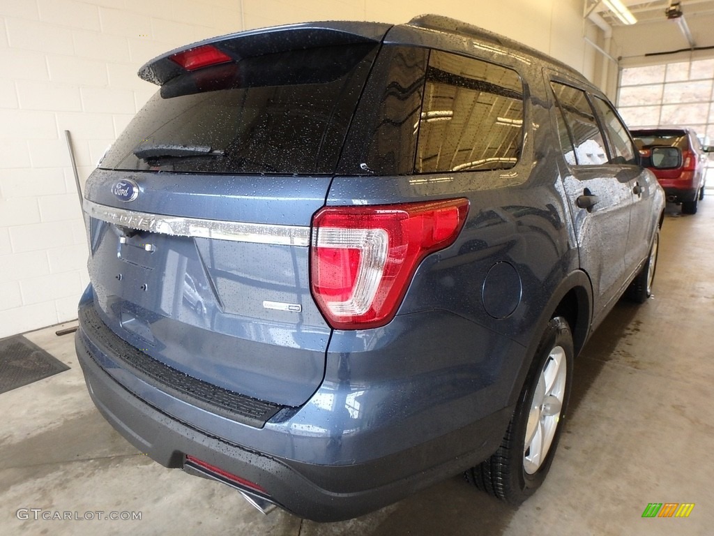 2018 Explorer 4WD - Blue Metallic / Medium Stone photo #2