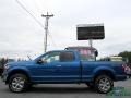 2018 Lightning Blue Ford F150 XLT SuperCab 4x4  photo #2