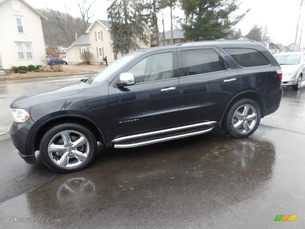 2013 Durango Citadel AWD - Mineral Gray Metallic / Black/Light Frost Beige photo #4