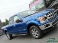 2018 Lightning Blue Ford F150 XLT SuperCab 4x4  photo #30