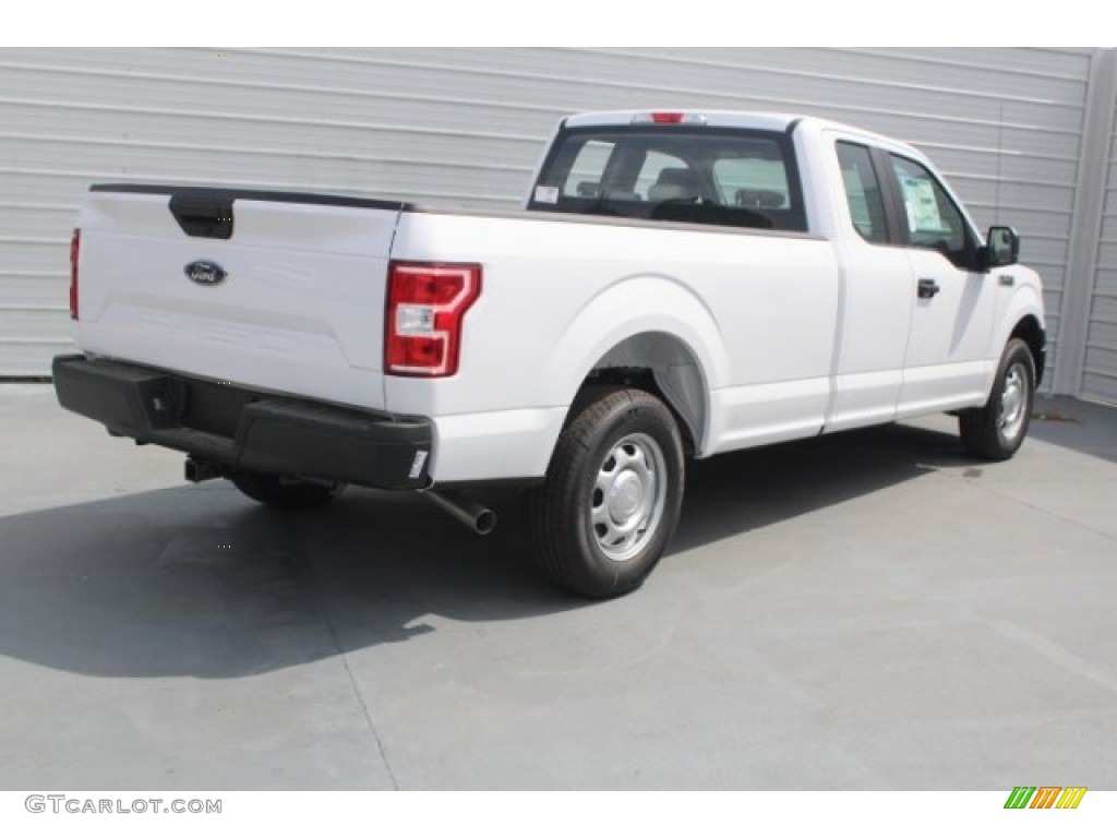 2018 F150 XL SuperCab - Oxford White / Earth Gray photo #8