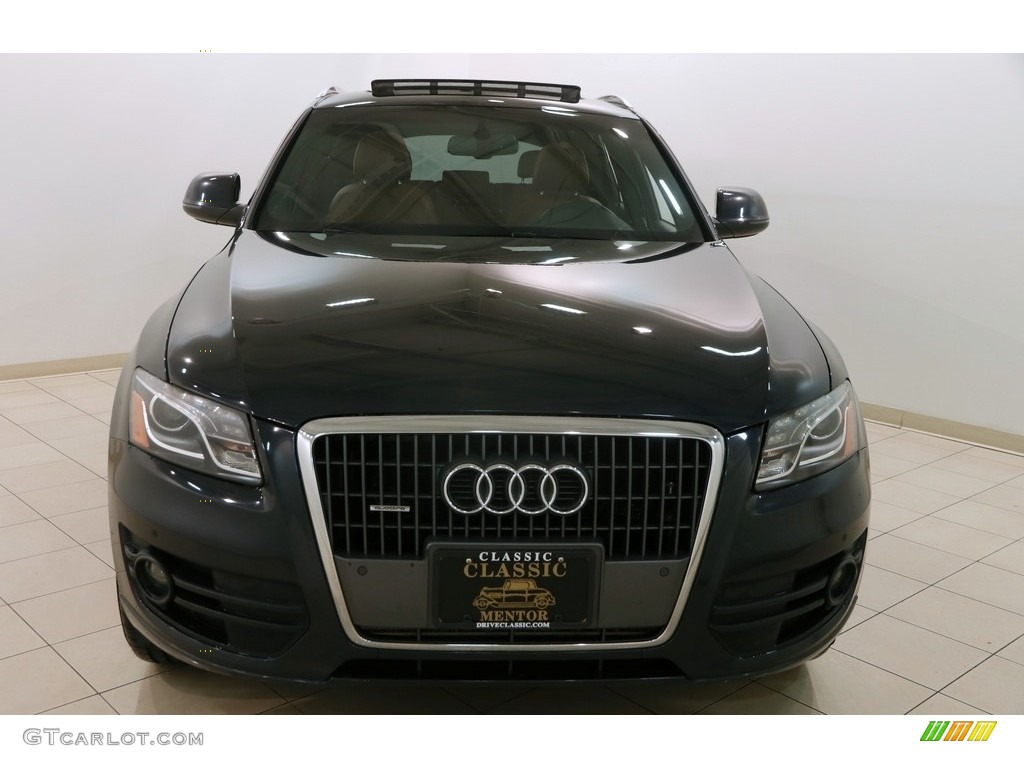 2012 Q5 2.0 TFSI quattro - Moonlight Blue Metallic / Cinnamon Brown photo #2