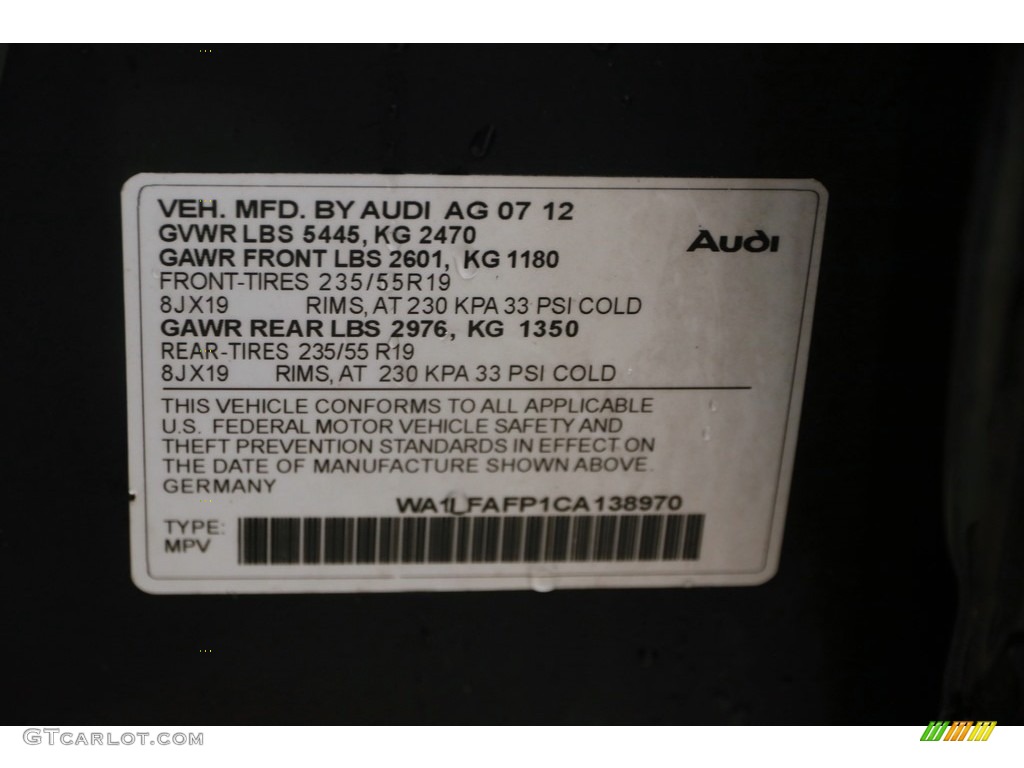 2012 Q5 2.0 TFSI quattro - Moonlight Blue Metallic / Cinnamon Brown photo #21