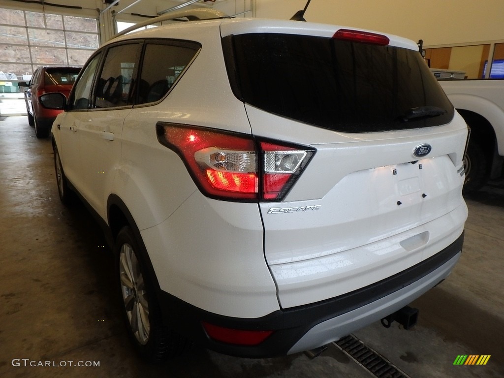 2018 Escape Titanium 4WD - White Platinum / Charcoal Black photo #3