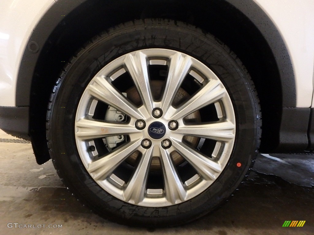 2018 Escape Titanium 4WD - White Platinum / Charcoal Black photo #5