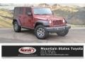 Deep Cherry Red Crystal Pearl 2013 Jeep Wrangler Unlimited Rubicon 4x4